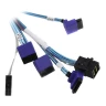 Кабель SuperMicro CBL-SAST-0811 HDmSAS-4SATA 70см, внутренний