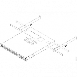 Заднее крепление для коммутаторов Cisco Catalyst 4948E стойку 19"