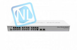 Коммутатор Cloud Router Switch Mikrotik CRS326-24G-2S+RM
