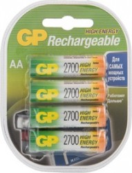 250AAHC (HR06/AA)4, Аккумулятор никель-металлгидридный NiMH 2500 mAh (4шт) 1.2В