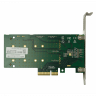 Переходной адаптер PCIe 2.0 x4 на 2xM.2 и 2xSATA, RAID 0,1