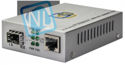 Медиаконвертер 10/100/1000-Base-T / 100/1000Base-FX с SFP-портом, комплект 50шт