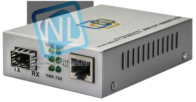 Медиаконвертер 10/100/1000-Base-T / 100/1000Base-FX с SFP-портом, комплект 50шт