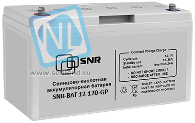 Свинцово-кислотный аккумулятор 12В 120Ач (SNR-BAT-12-120-GP)