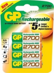 270AAHC(HR06/AA)4, Аккумулятор никель-металлгидридный NiMH 2700 mAh (4шт) 1.2В