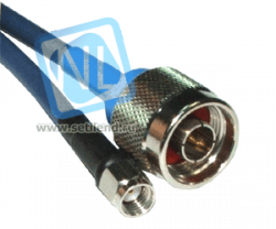 Кабельная сборка RP-SMA -> N-type male, RG-58, 0.5m