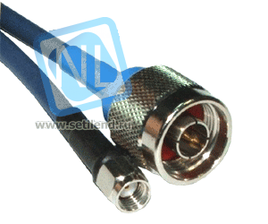 Кабельная сборка RP-SMA -> N-type male, RG-58, 0.5m