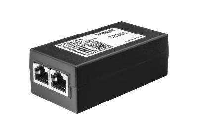 PoE инжектор неуправляемый PI-154-1PA, 1x10/100BASE-TX 50В PoE passive, PoE бюджет 15.4Вт