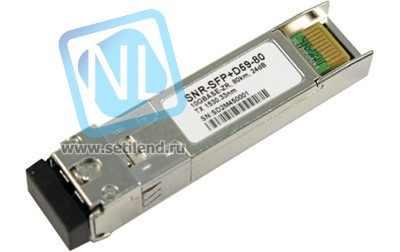 Модуль SFP+ DWDM оптический, дальность до 80км (24dB), 1552.52нм
