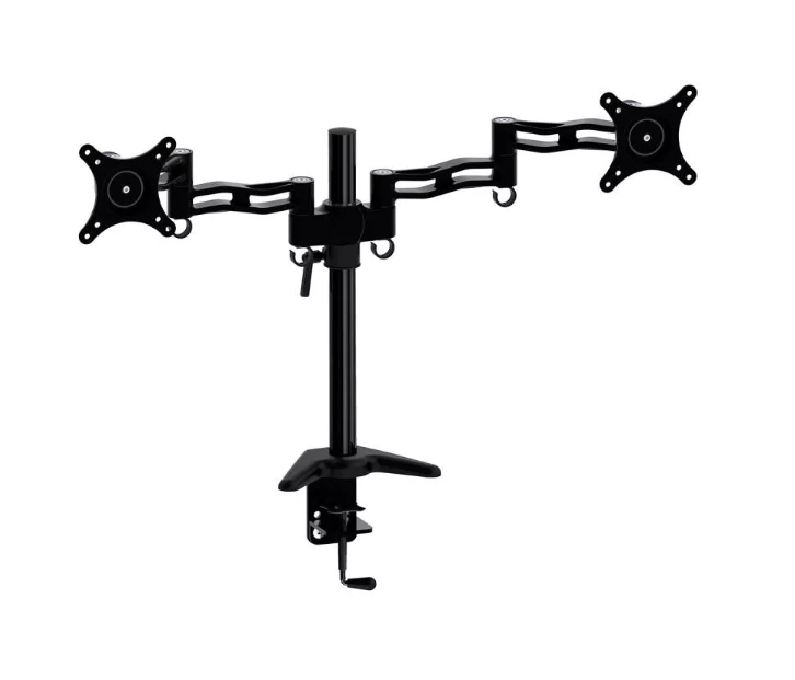 Кронштейн для мониторов Cactus CS-VM-D08-BK черный 13"-27" макс.8кг настольный поворот и наклон