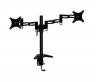 Кронштейн для мониторов Cactus CS-VM-D08-BK черный 13"-27" макс.8кг настольный поворот и наклон