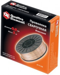 Проволока сварочная QE 770-377 Ф0.8мм 5кг, флюсовая/порошковая, катушка Ф200мм