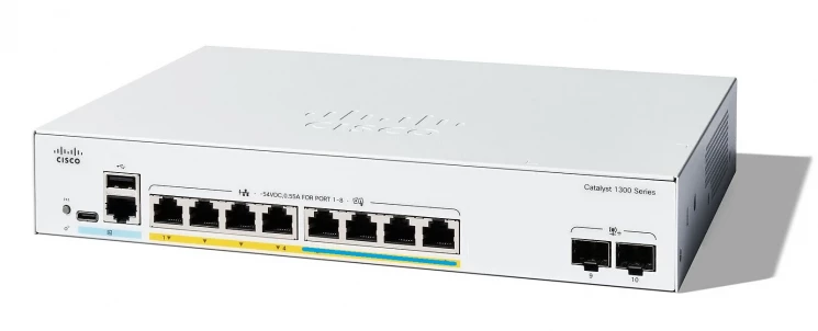 Коммутатор Cisco Catalyst C1300-8MGP-2X