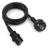 Кабель питания EU-Schuko/IEC320-C13, 220B, 3x1.0 мм2, 16А, 1.8м