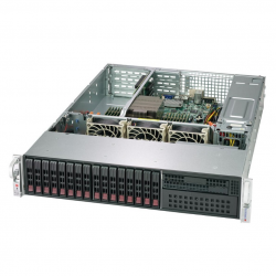 Платформа Supermicro 2U 2029GP-TR, до двух процессоров Intel Scalable, DDR4, 10x2,5" HDD SATA, до шести графических ускорителей