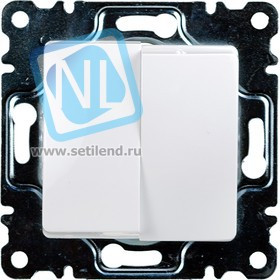30001003 ВЫКЛЮЧАТЕЛЬ СКРЫТ.УСТ.2 КЛ. (БЕЛ.) Б/РАМКИ