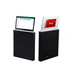 TS-8202A, ультратонкий моторизированный LCD монитор 15.6" и вторым LCD экраном 10.1"