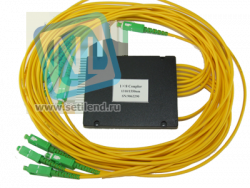 Делитель оптический корпусный single window 1х7 (1550nm) SC/APC
