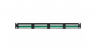 Коммутационная панель ULAN 19", 1U, 24 порта, Кат.5e (Класс D), 100МГц, RJ45/8P8C, 110, T568A/B, неэкранированная, черная