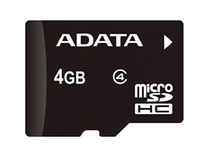 Карта памяти MicroSD HC ADATA 4GB class 4