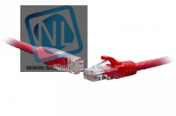 Коммутационный шнур U/UTP 4-х парный cat.5e 0.3м PVC standart красный