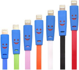 PL1367, USB кабель Pro Legend светящийся для Iphone 5, 6s, 8pin, 1м, белый