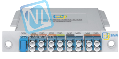 Мультиплексор CWDM одноволоконный 8-канальный (trx:1610-1390, 1470-1310), в пластиковом слоте