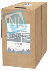 Кабель витая пара LANsens UTP, 4 пары Cat.5e, PE, outdoor, light, 305м
