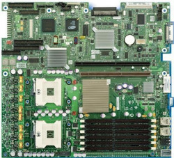 Материнская плата Intel SE7520JR2ATAD1 iE7520 Dual s604 6DDR SATARAID U100 2xGbLAN SVGA E-ATX 1U 800Mhz-SE7520JR2ATAD1(NEW)