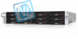 Сервер Supermicro 826E16-R1200LPB(X9DRi-LN4F+), 2 процессора Intel Xeon 8C E5-2660 2.20GHz, 48GB DRAM