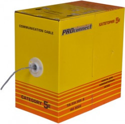 01-0052, Кабель UTP 4PR 24AWG, CAT5e (бухта 305 м)