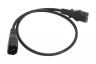 Кабель питания IEC320-C14/IEC320-C13, 220B, 10А, 0.6 м