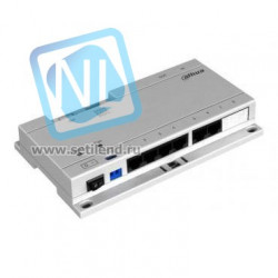 PoE коммутатор для видеодомофонии DAHUA DHI-VTNS1060A 6-портовый неуправляемый, стандарт dahua poe.