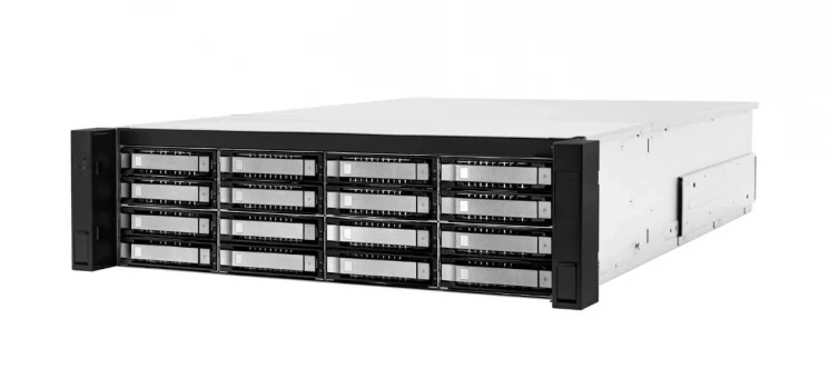 Дисковая полка SNR-JB316D, 3U, 16xHDD, 2 контроллера 12Gb/s, резервируемый БП