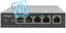 PoE коммутатор Web Smart PWS-T04-60M, 4x10/100BASE-TX PoE 802.3af&at + 1x10/100BASE-TX, внешний БП 60Вт