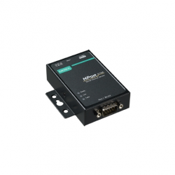 Сервер NPort 5110A-T 1-портовый усовершенствованный асинхронный сервер RS-232 в Ethernet с расширенным диапазоном температур MOXA