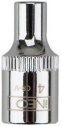 08-224, Головка сменная 6-гранная 1/4" 6 мм