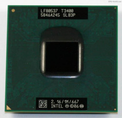 Процессор Intel LF80537GF0481M Dual-Core T3400 (2.16GHz, 667Mhz FSB, 1MB) P478-LF80537GF0481M(NEW)