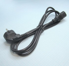 Шнур сеть-компьютер евро.вилка, 1.8 м