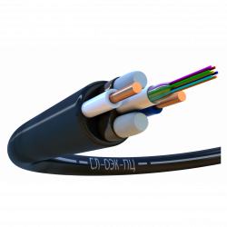 Кабель оптический СЛ-ОЭК-ПЦ-(1Е2-1,5)+2х0,5