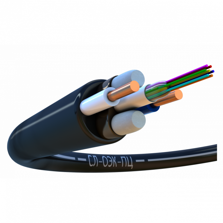 Кабель оптический СЛ-ОЭК-ПЦ-(1Е2-1,5)+2х0,5