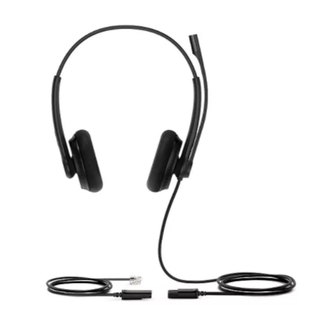 YHS34 Lite Dual Дуо, Проводная, HD звук, QD, RJ9