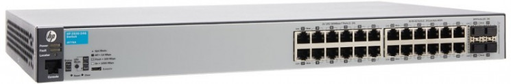 Коммутатор HP J9776-60101 2530-24G Switch 24xRJ-45 10/100/1000 4xSFP ports-J9776-60101(NEW)