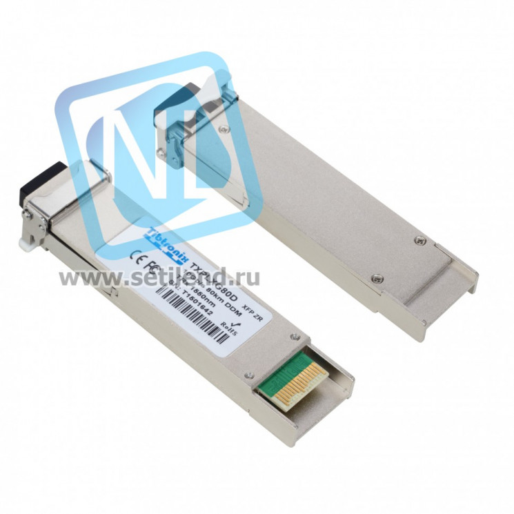 Модуль XFP оптический, дальность до 80км (23dB), 1550нм (NTL)
