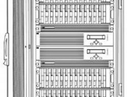 Дисковая система хранения HP AD522A EVA8000 2C12D 60Hz 42U Cabinet. A 4U controller assembly with two HSV210 controllers, twelve M5314A 3U dual-redundant FC Loop 14-bay disk enclosures, and four 12-port FC loop switches in a 42U Storage Cabinet.-AD522A(NE