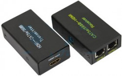 17-6906, HDMI удлинитель 2 кабеля кат. 5е/6 (Передатчик+приемник)