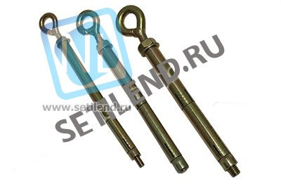 Анкерный болт с кольцом двухраспорный Alpha Mile М6 (10х150)