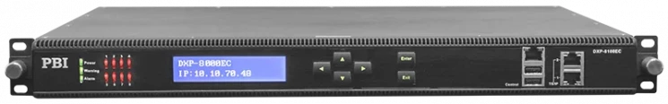Профессиональный 8ми канальный MPEG-4 кодер PBI DXP-8000EC-82C