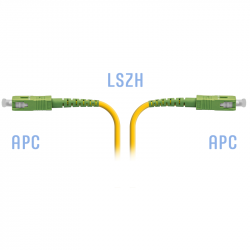 Патчкорд оптический SC/APC SM 30 метров