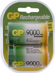 900DHC (HR20/D), Аккумулятор никель-металлгидридный NiMH 9000mAh (2шт) 1.2В